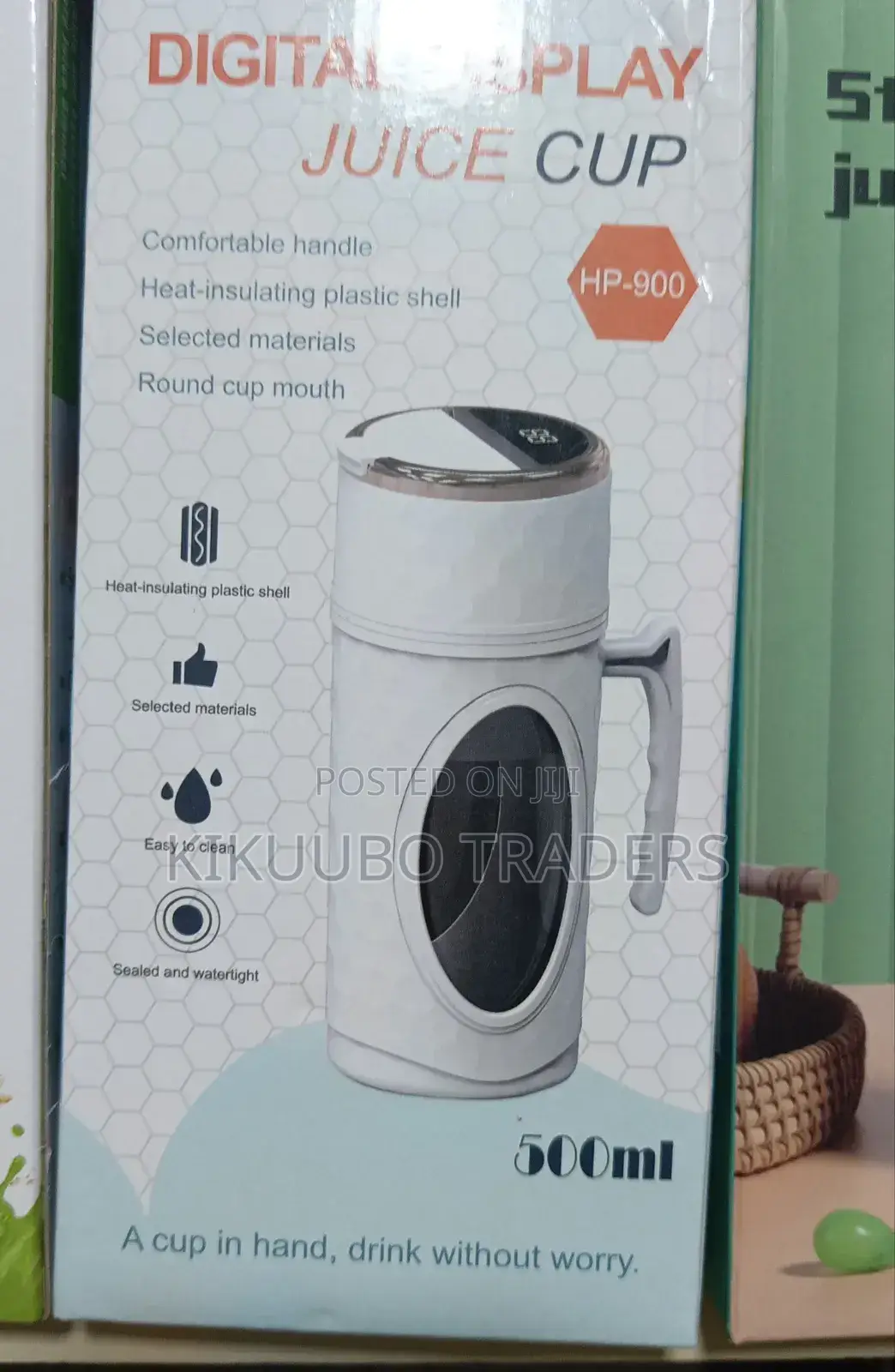 Led Display Portable USB Rechargeable Blender