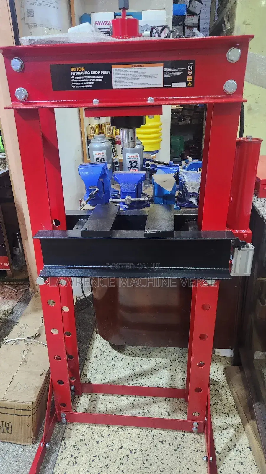 Hydraulic Shop Press 30 Ton