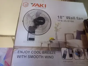 Yaki Wall Fans 18" With a Remote