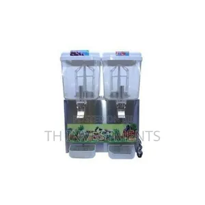 36 Litres 2 Tap Commercial Electric Double Juice Dispenser.