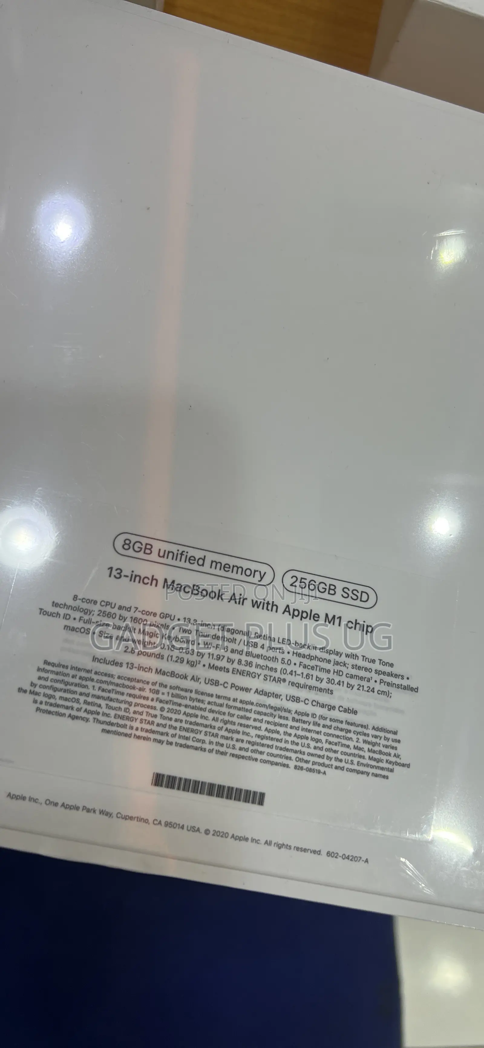 New Laptop Apple MacBook Air 8GB Apple M1 SSD 256GB