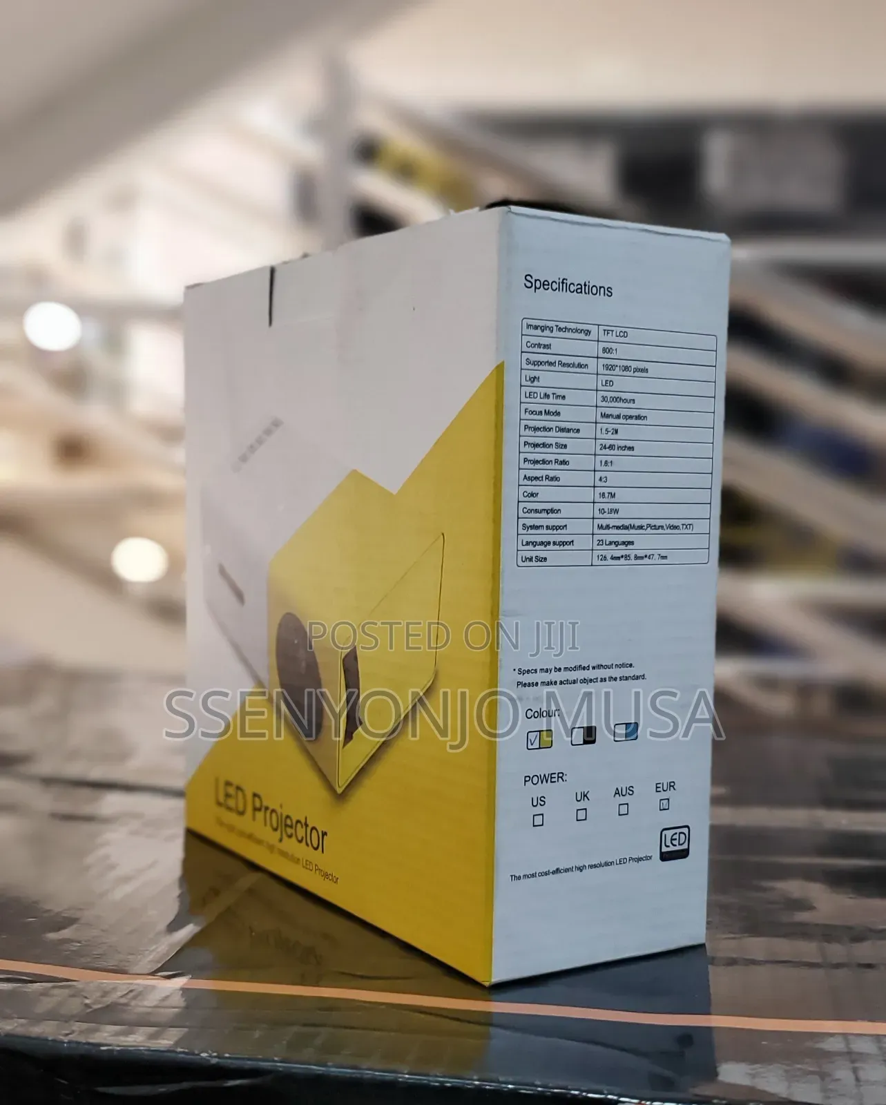 Portable Led Projector-1080p Resolution-30000 Hours Ledlife