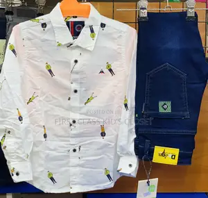 Photo - Boy’S Shirts and Jean’S Trousers