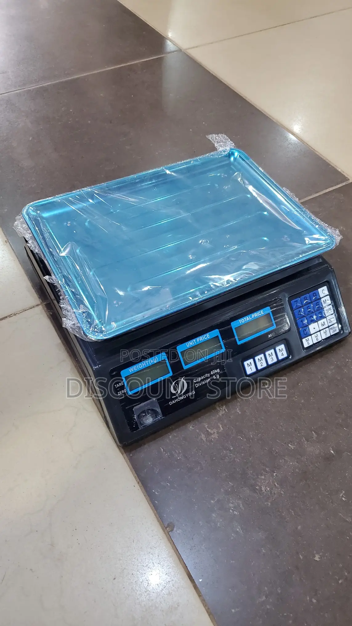 ISO 9001 40kg Genuine Digital Price Computing Tabletop Scale