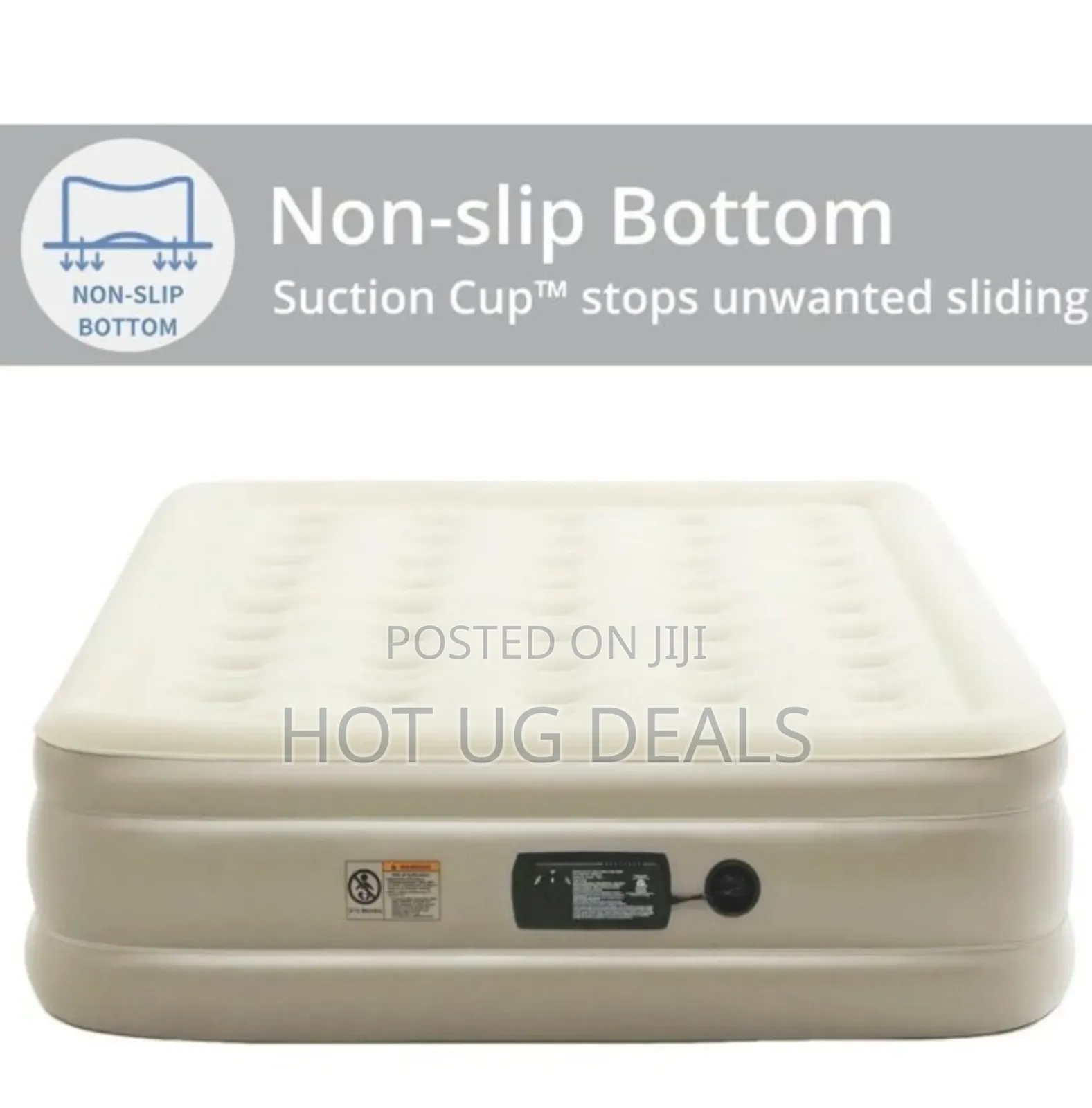 Double Camping Air Mattress With Pump Inflatable Mattress
