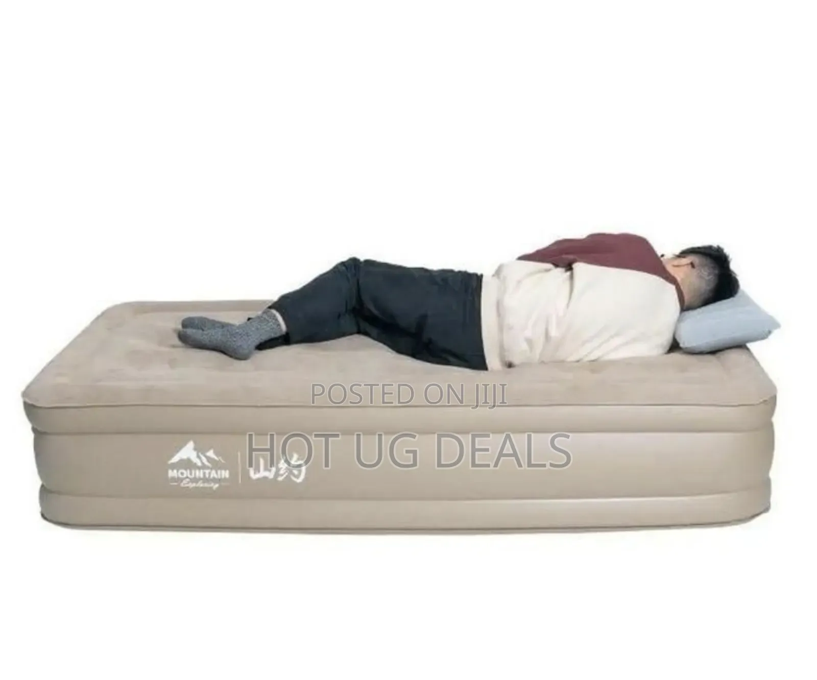 Double Camping Air Mattress With Pump Inflatable Mattress