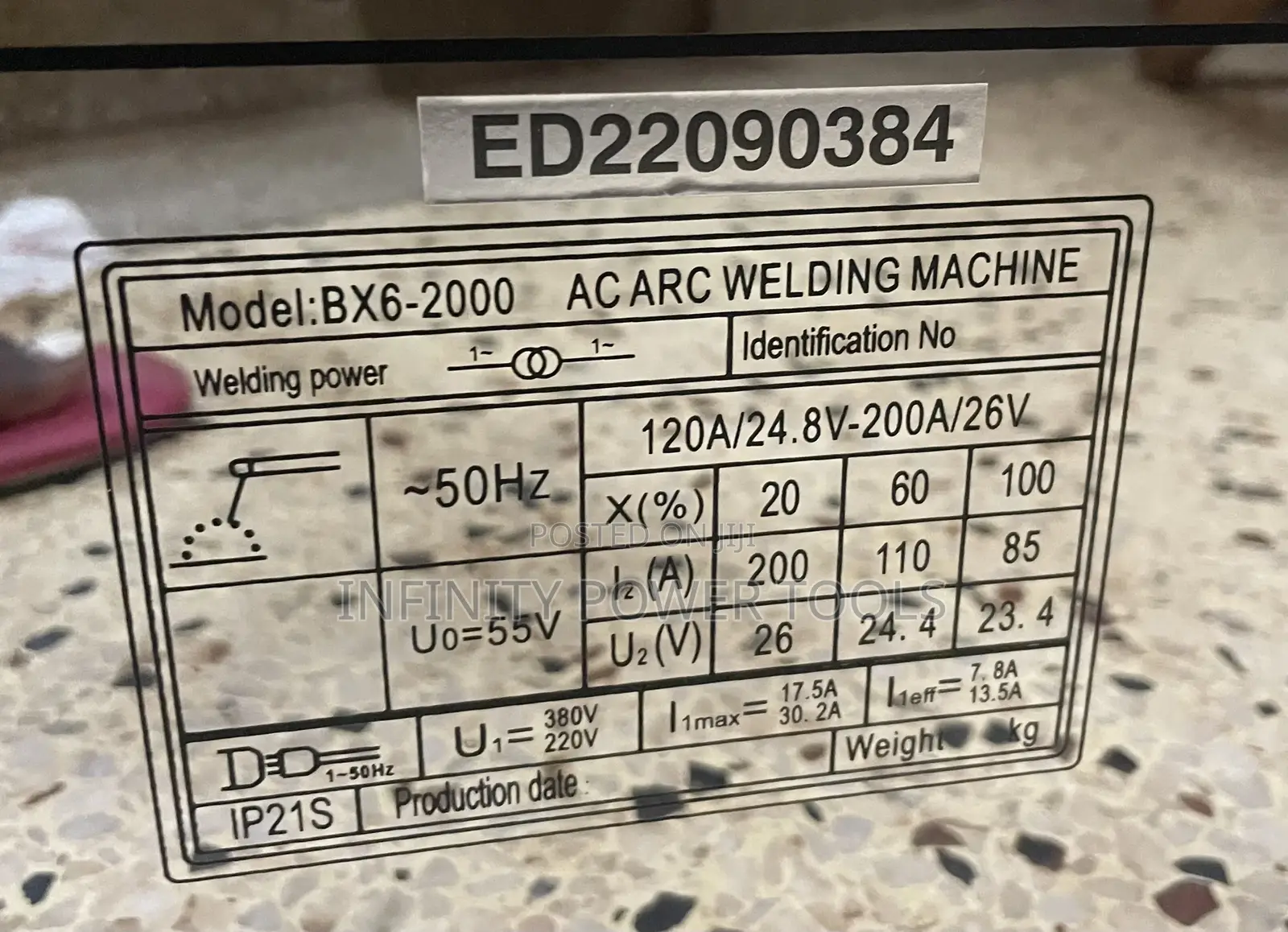 BX6-2000 Welding Machine