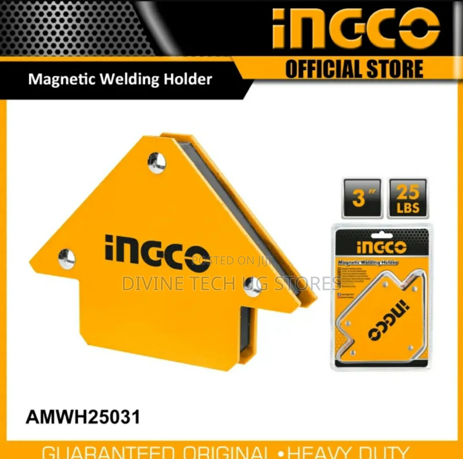 Ingco 3'' Steel Magnetic Welding Holder AMWH25032