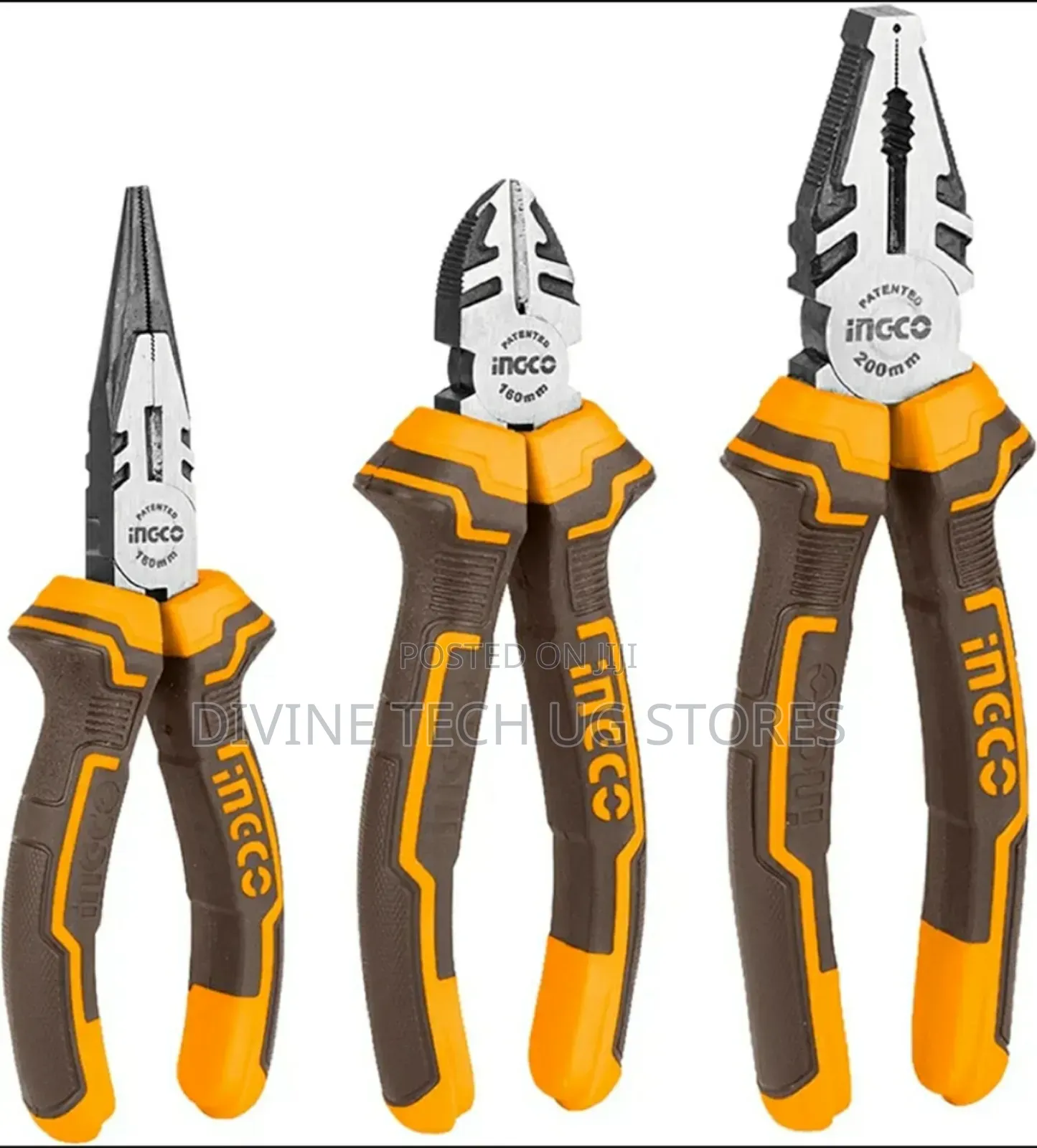 Ingco 3 Piece Set Compound Pliers