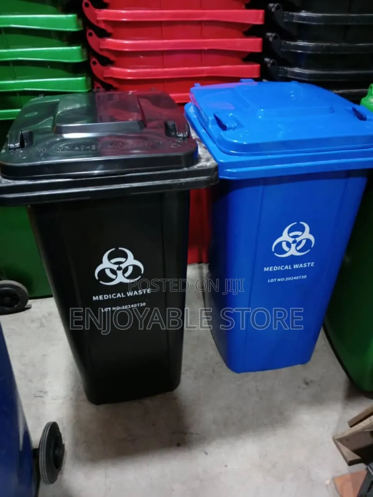 Outdoor Wastebins Plastic 240ltrs