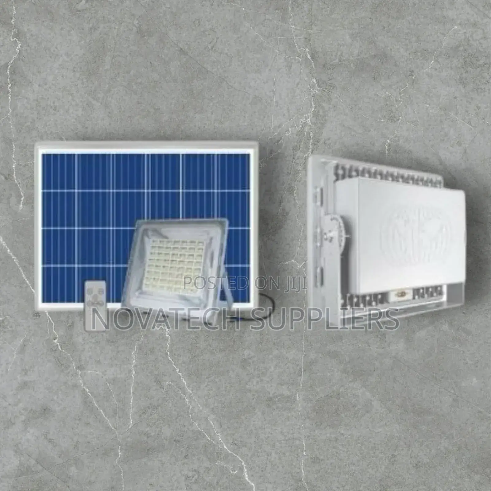 400W Blue Carbon Wawa Solar Flood Lights Haba