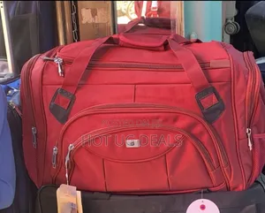 Hand and Shoulder Carrying Traveling Bag - Maroon