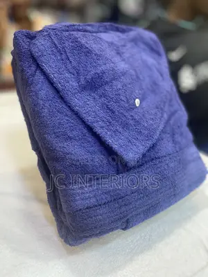 Navy Blue Bathrobe
