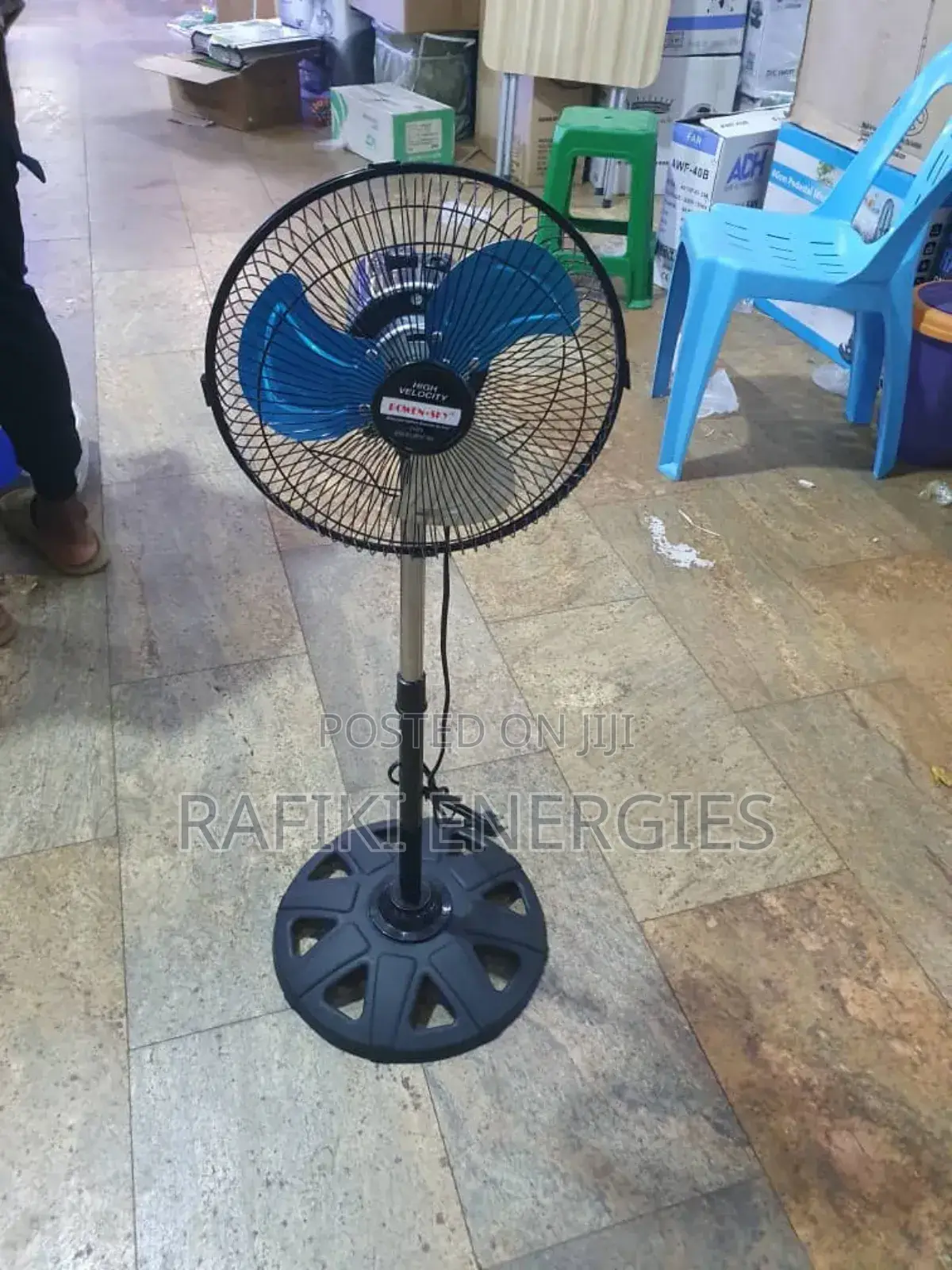 High Velocity Metallic Fan