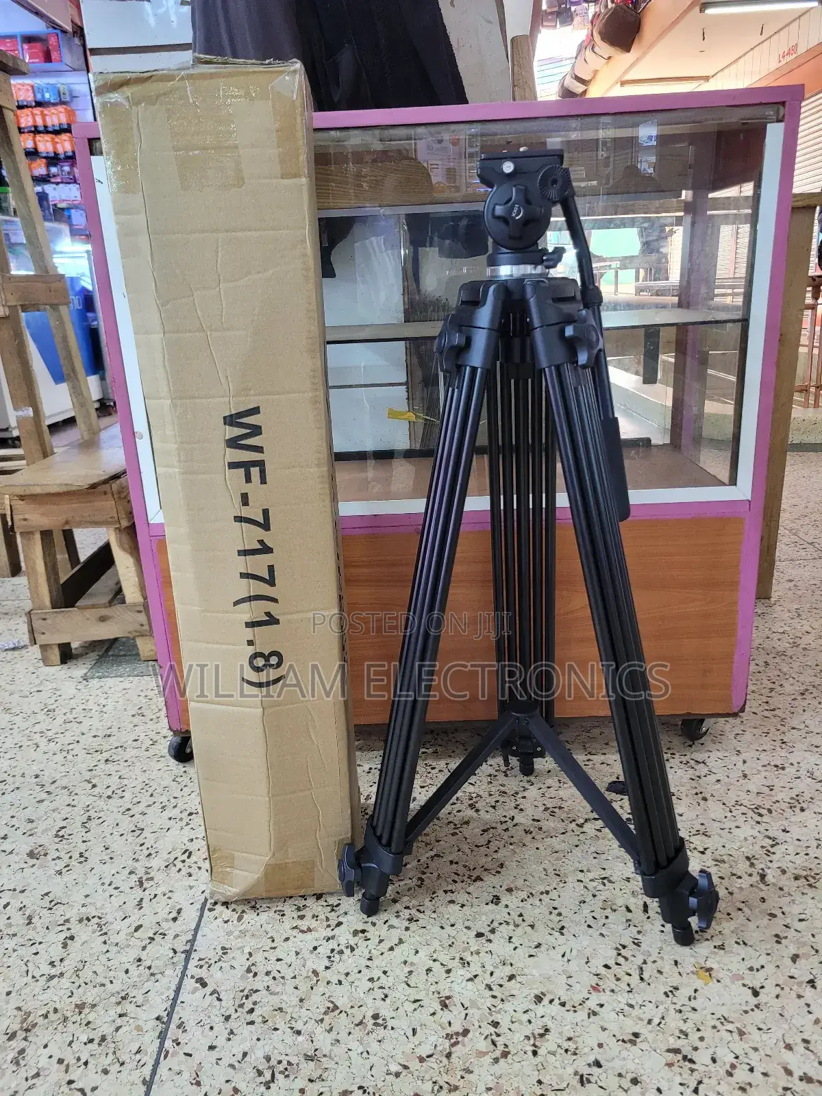 Weifengwf-717 1.8mheavydutyvideotripodwithfluidhydraulichead