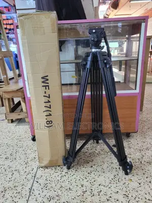 Weifengwf-717 1.8mheavydutyvideotripodwithfluidhydraulichead