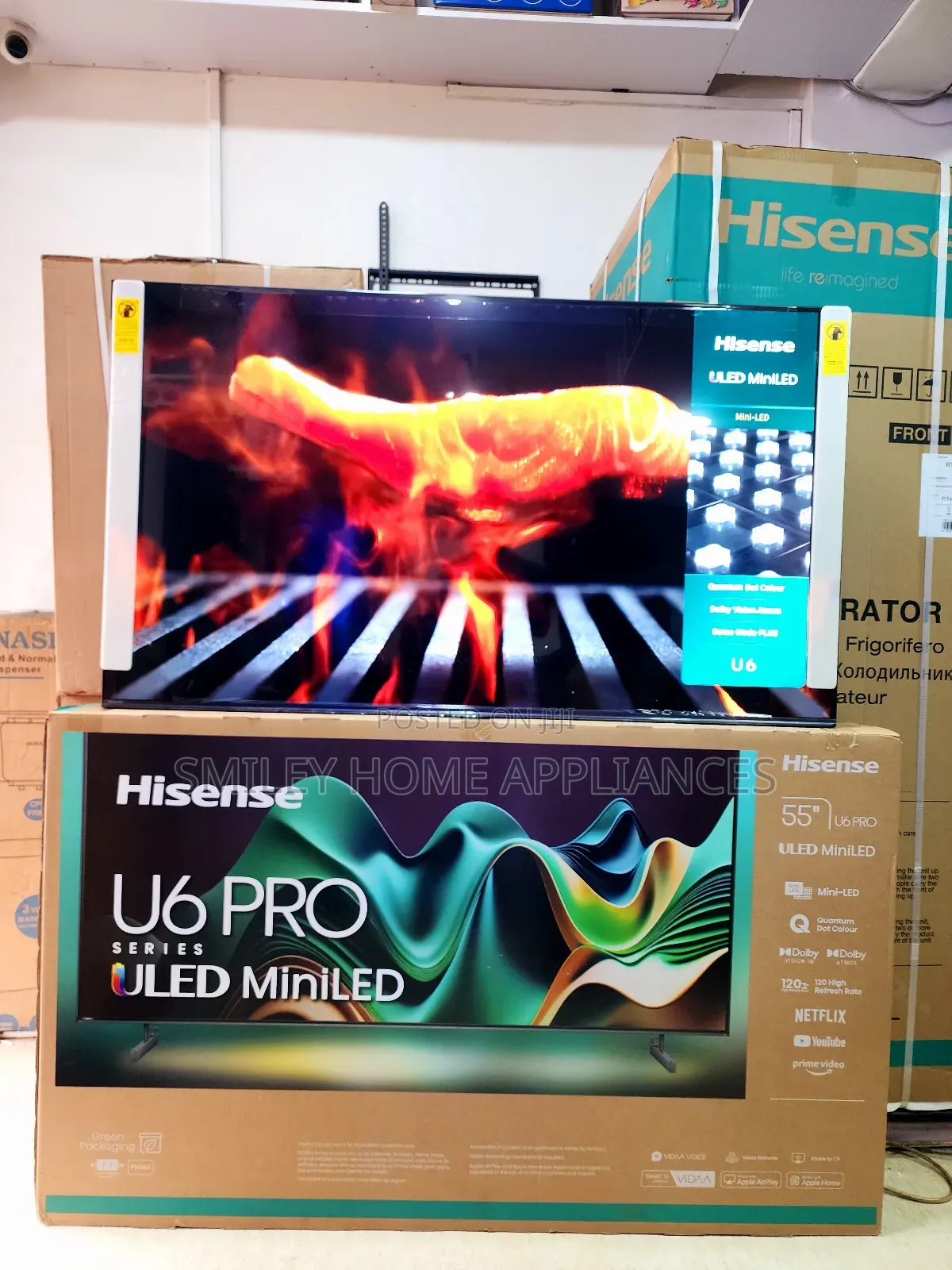 Hisense Uled Minled 55inches 6pro Smart Tv