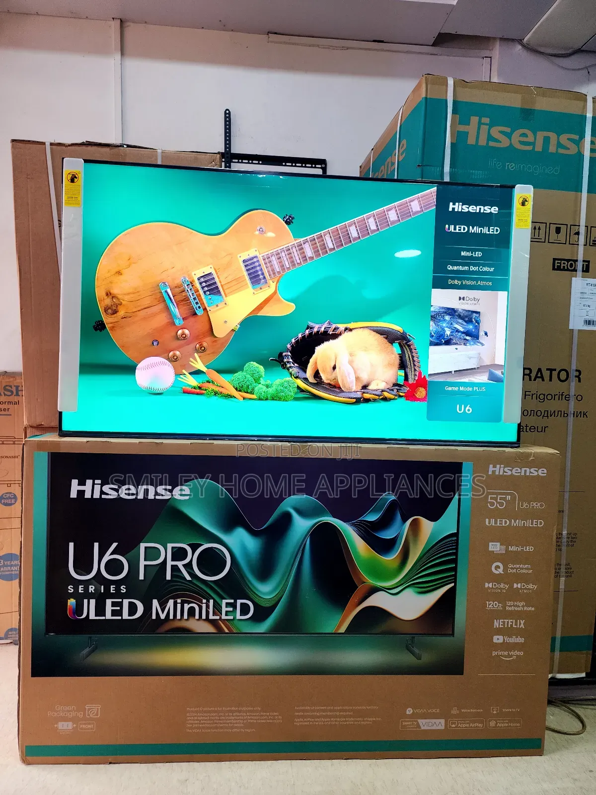Hisense 55inches ULED 6 Series Vidaa Smart Tv