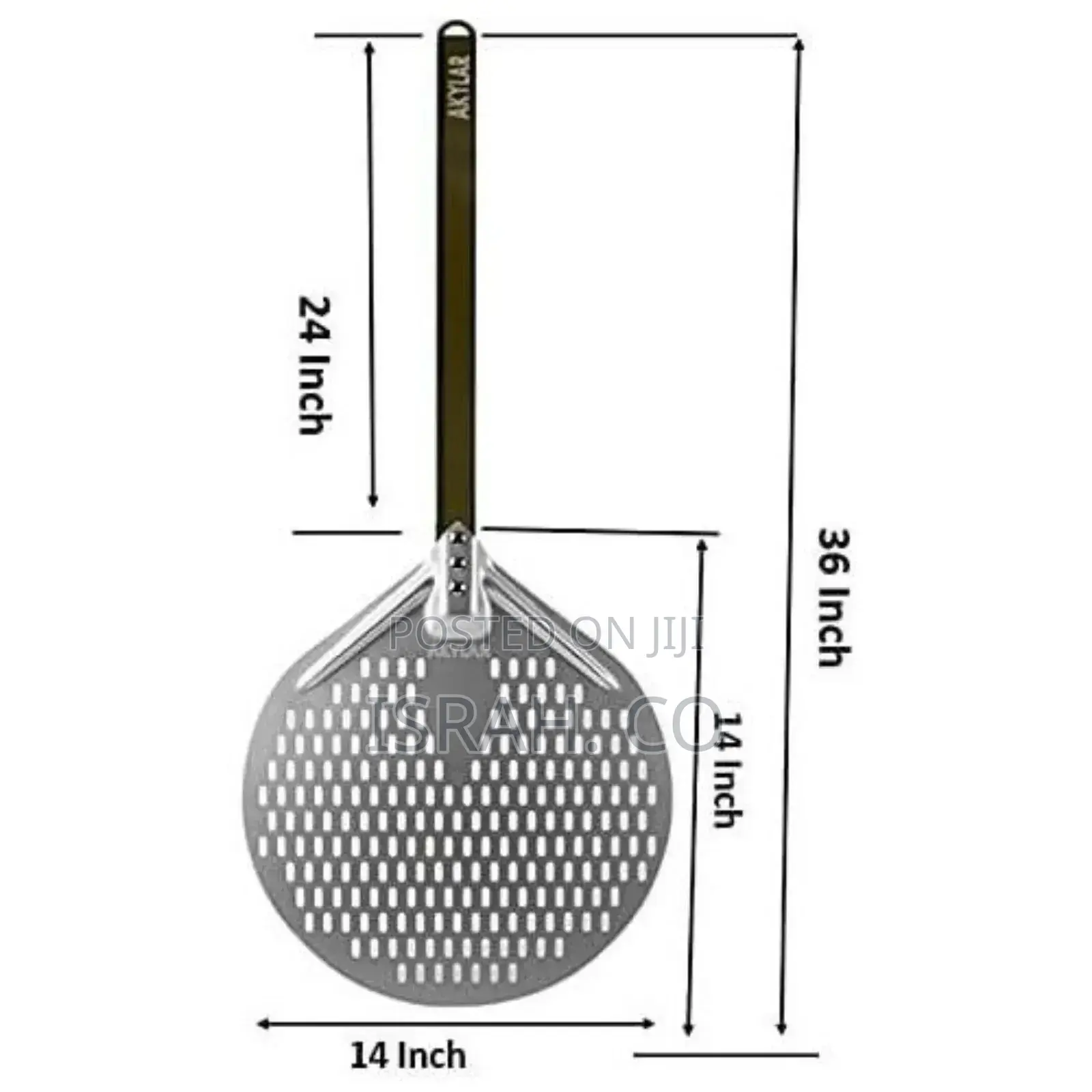 Round Pizza Peel Pizza 14 Inch by Akylar-Perforatedspatula