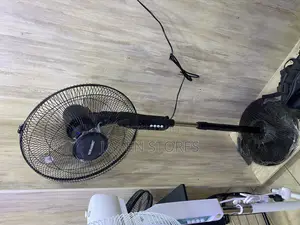 Black Standing Fan