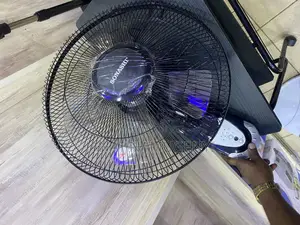 Black Wall Mounted Fan With Remote