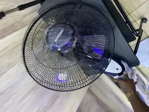 Black Wall Mounted Fan With Remote