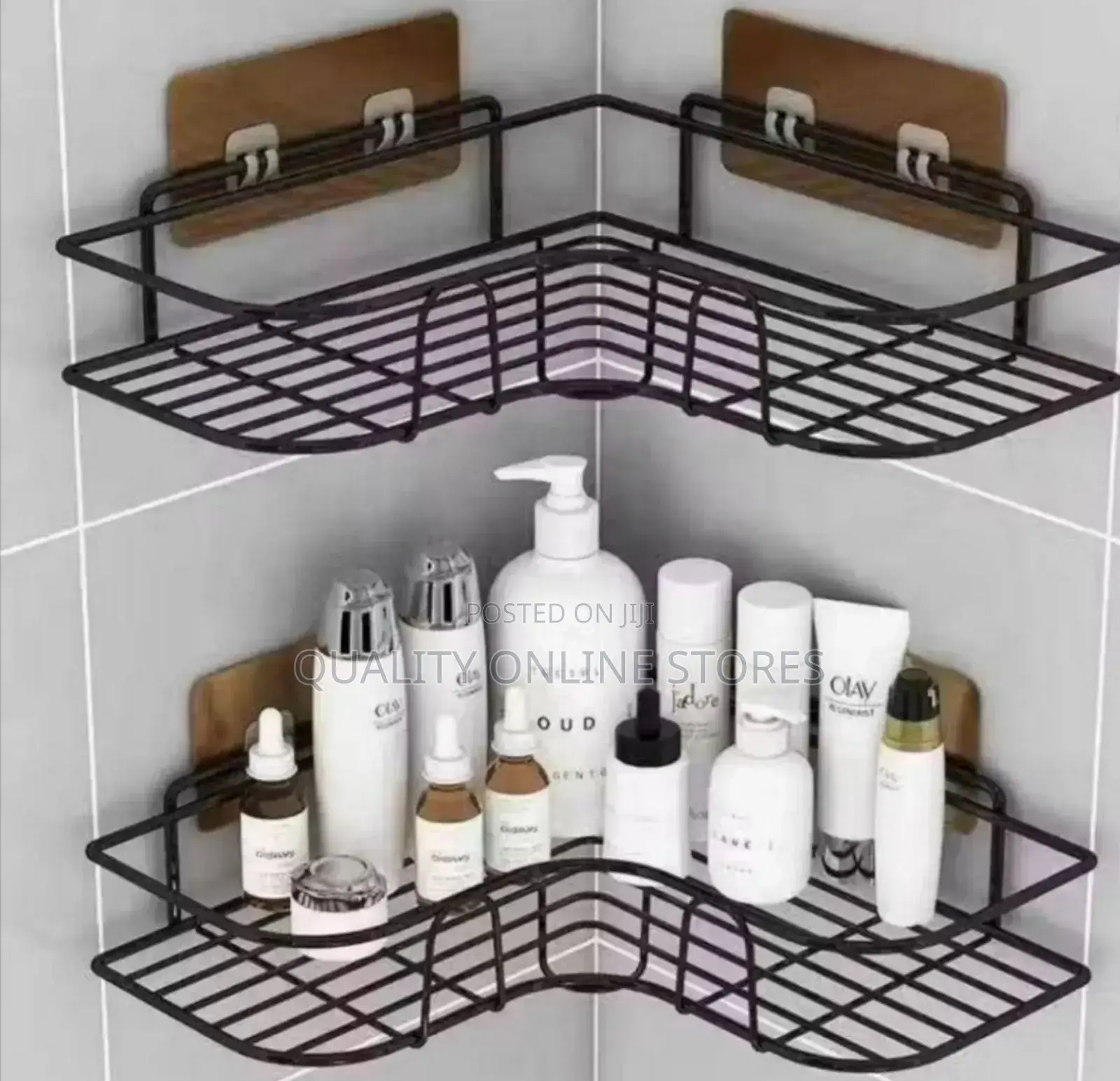 Double Metallic Shelf Rack