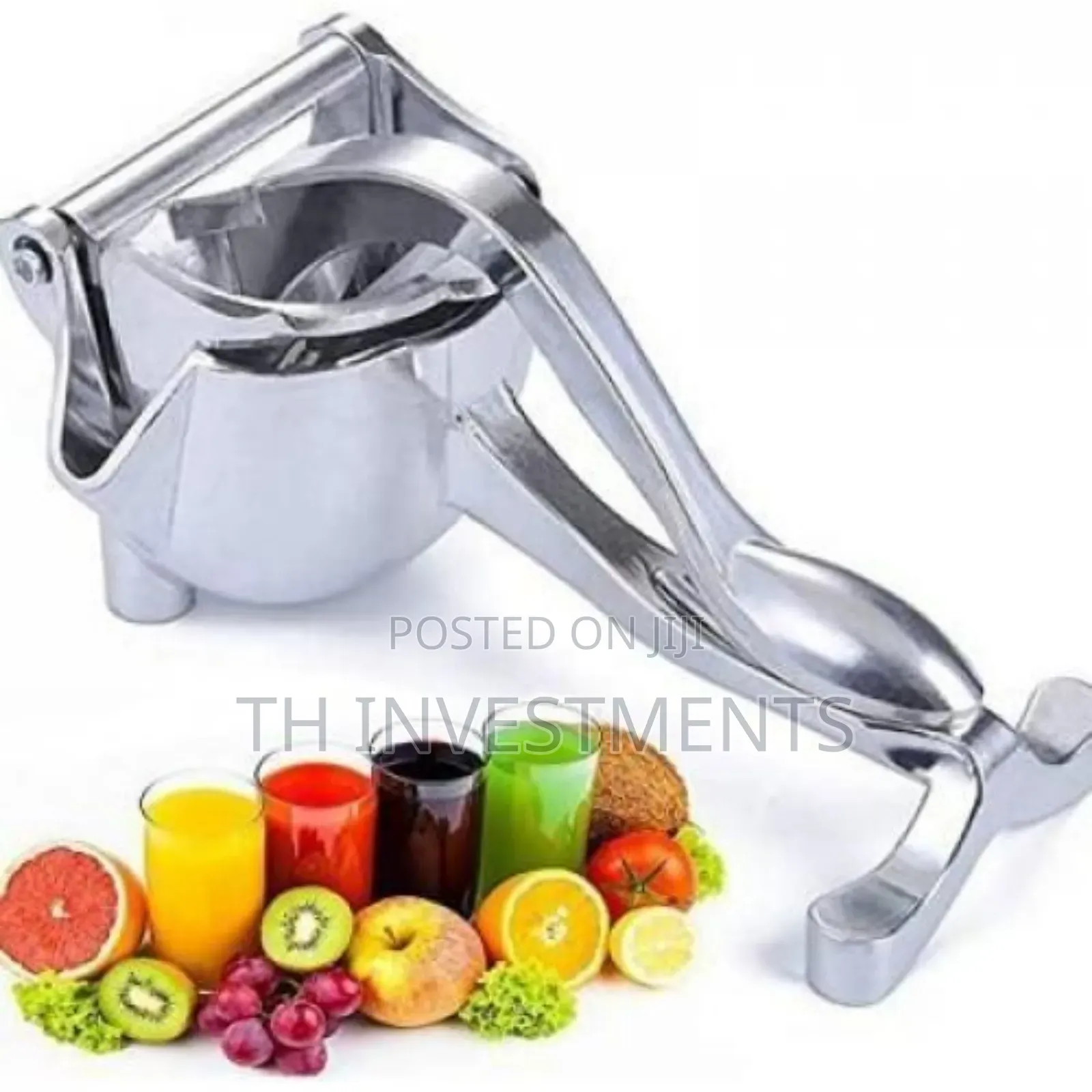 Stainless Steel Manual Fruit Press Squeezer Juicer 