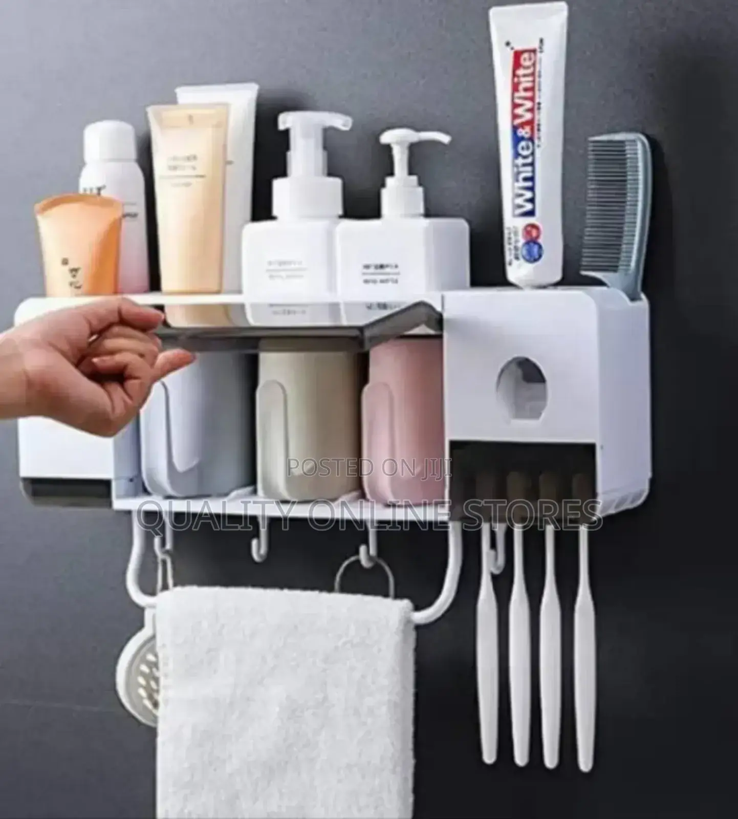 Toothbrush and Toothpaste Holder