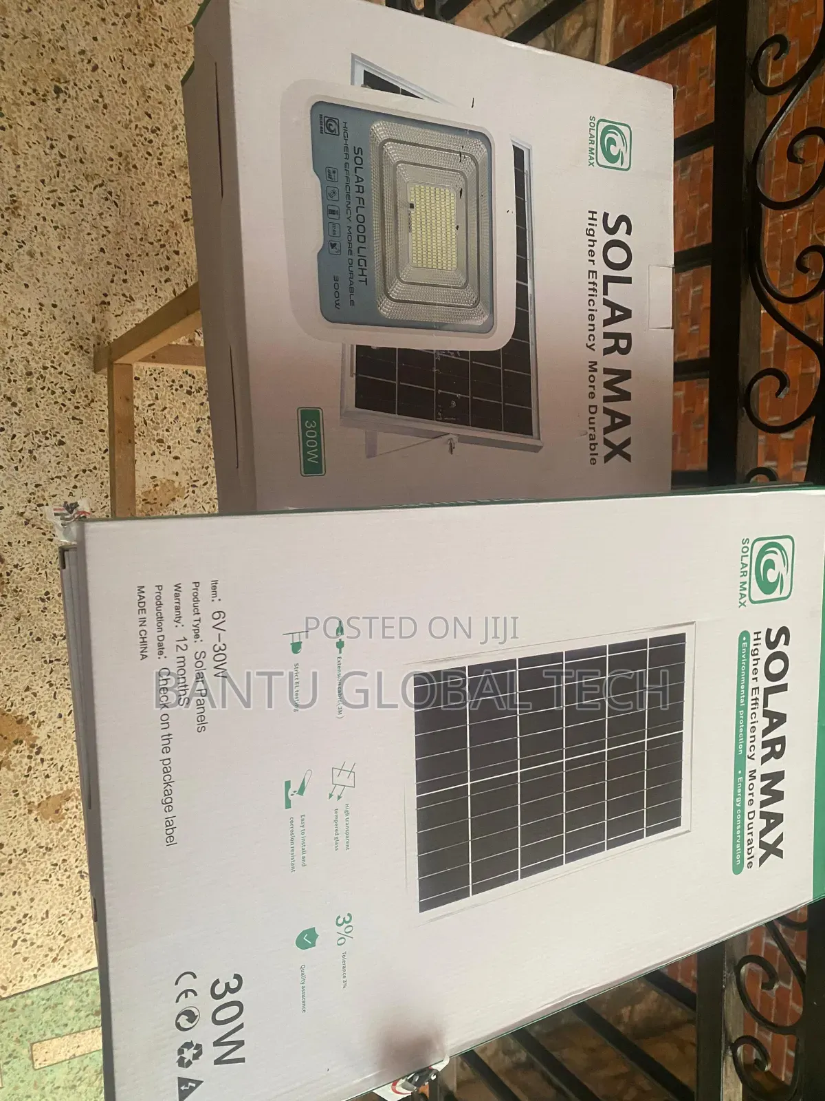 Original Solarmax Solar Flood Lights 300watts