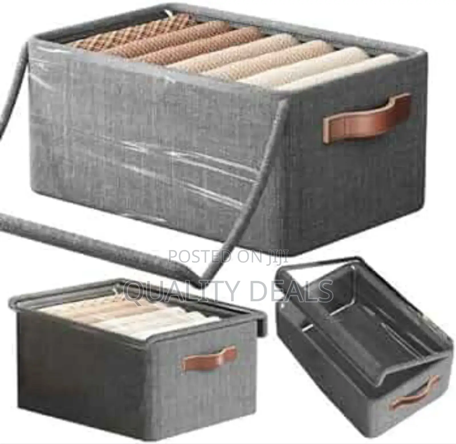 Foldable Storage Boxes With Lid Cover