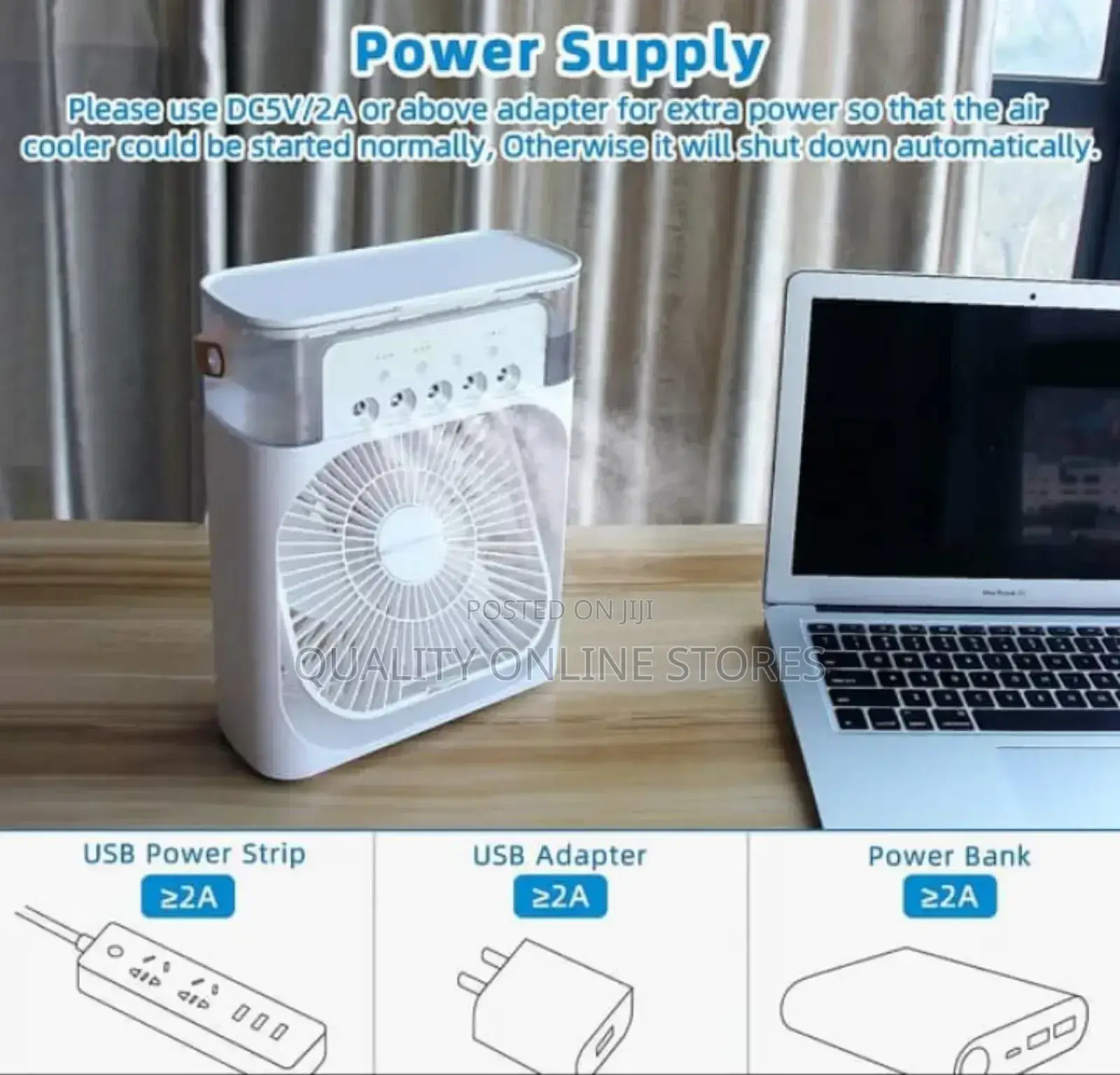 Table Fan Humidifier