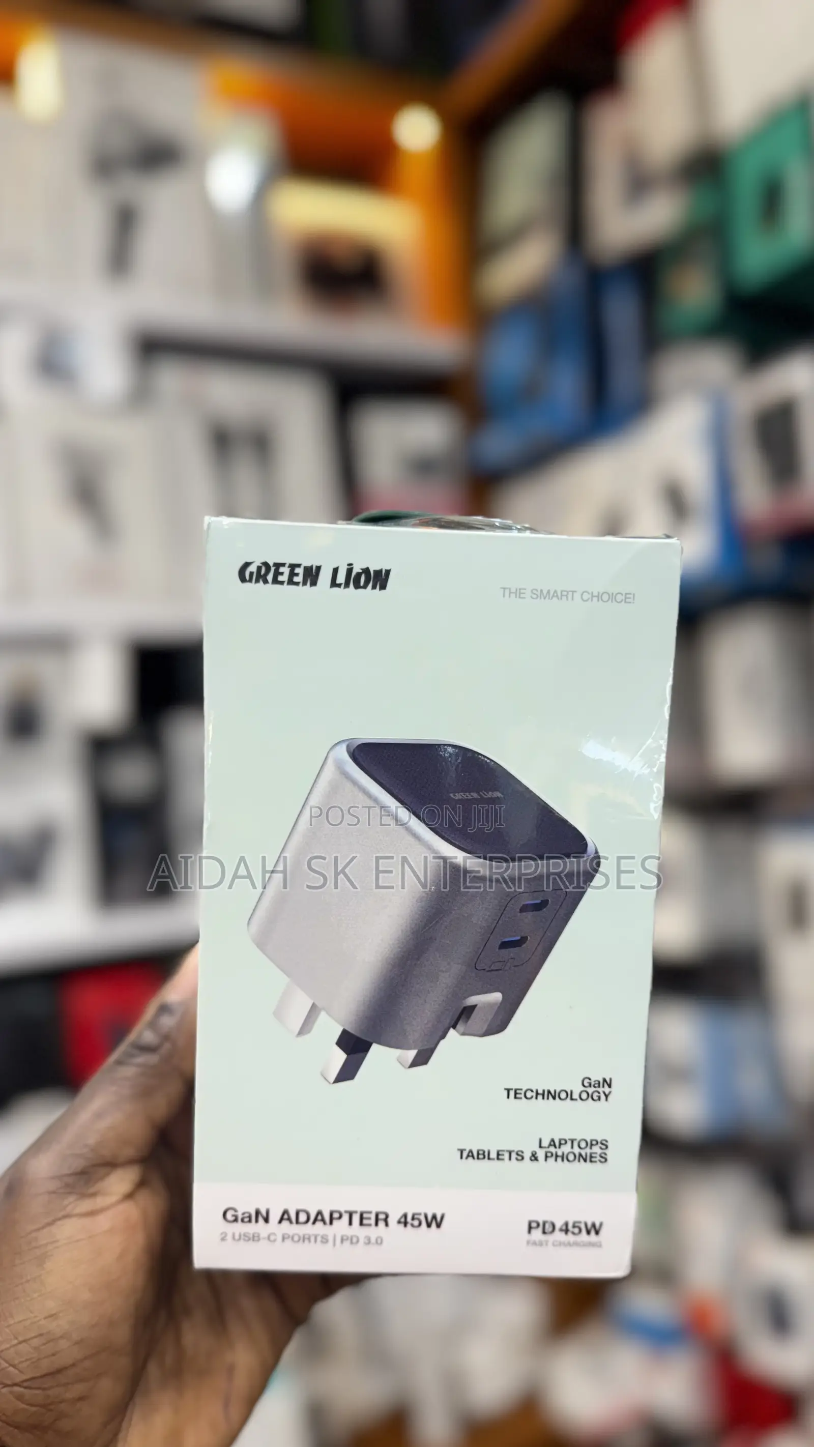 Green Lion Gan Adapter 45W 2 USB-C Ports