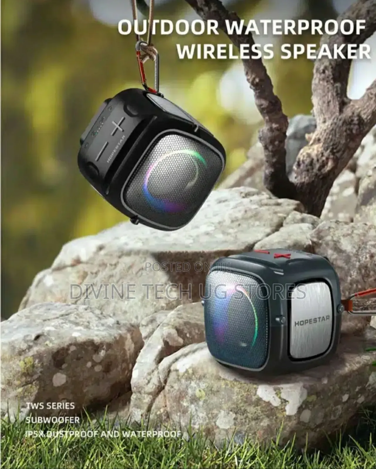 New HOPESTAR Party 1 RGB Lighting Portable Bluetooth Speaker