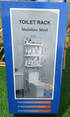 3 Tier Stainless Steel Toilet Rack