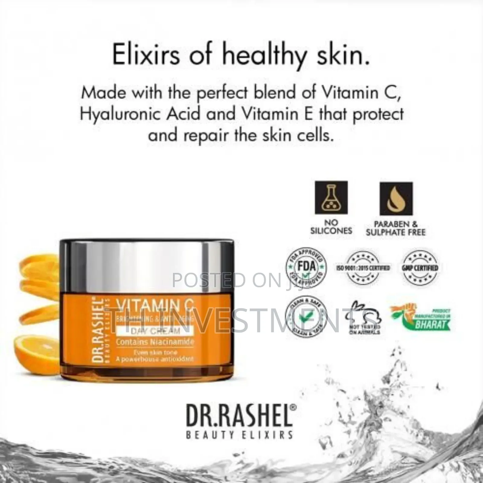 Dr Rashell Vitamin C Day Cream for Women and Men