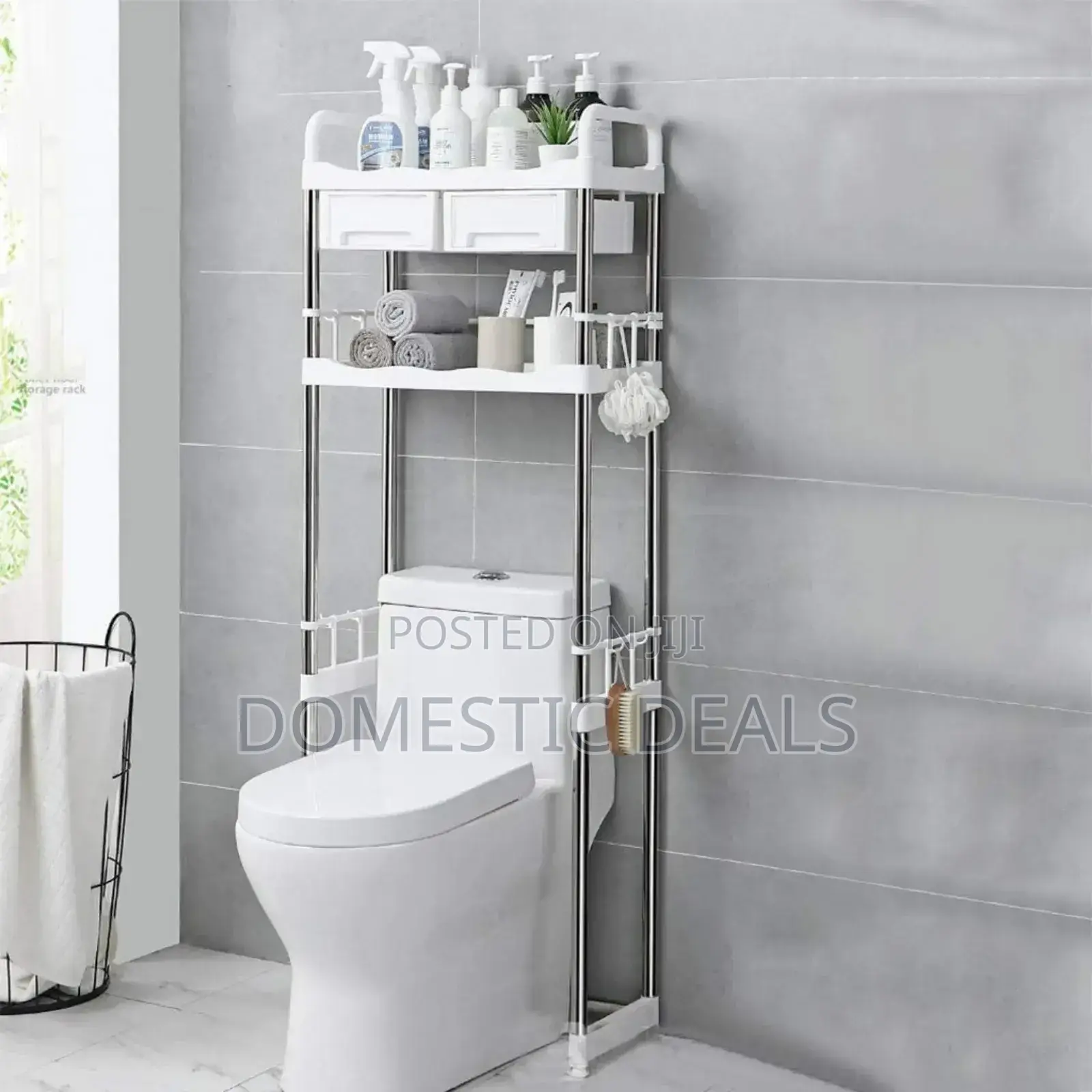 Stainless Steel Toilet Rack Organizer