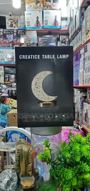 Crystal Moon LED Table Lamp - Touch Control,USB Rechargeable
