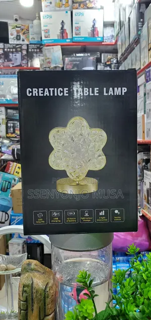 Crystal Moon LED Table Lamp - Touch Control,USB Rechargeable