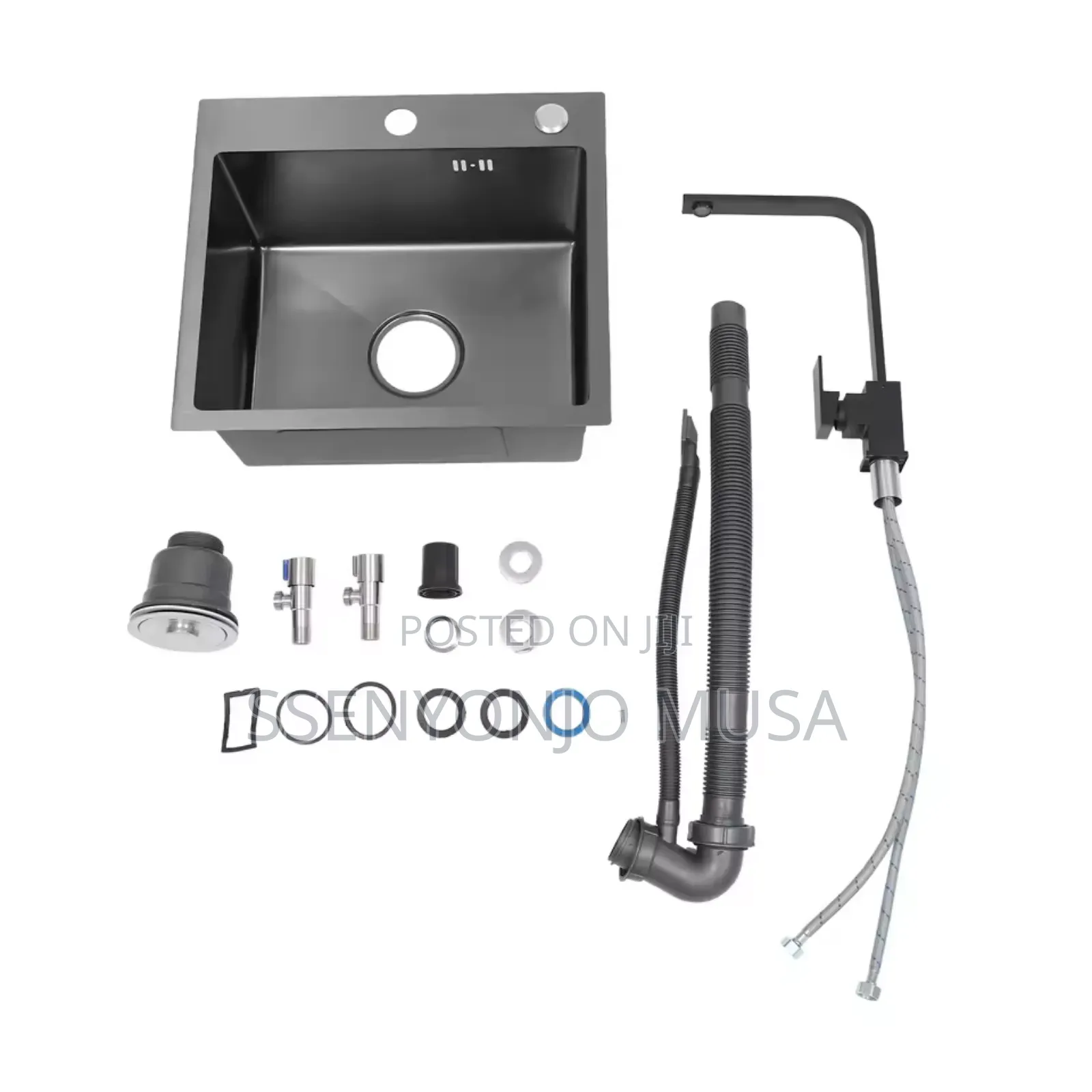 Black Diamond Sink With Drain Set Black Regina Dispenser -