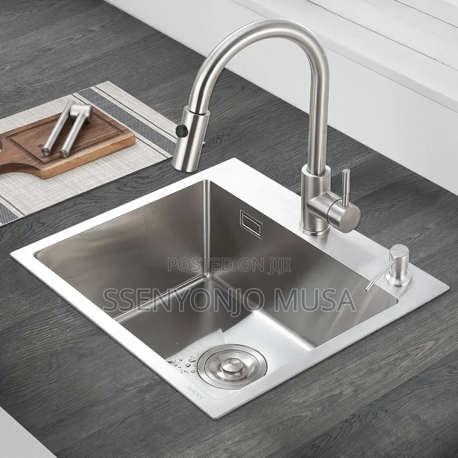 Homelody 50x45cm Stainless Steel Undermount Kitchen Sink-