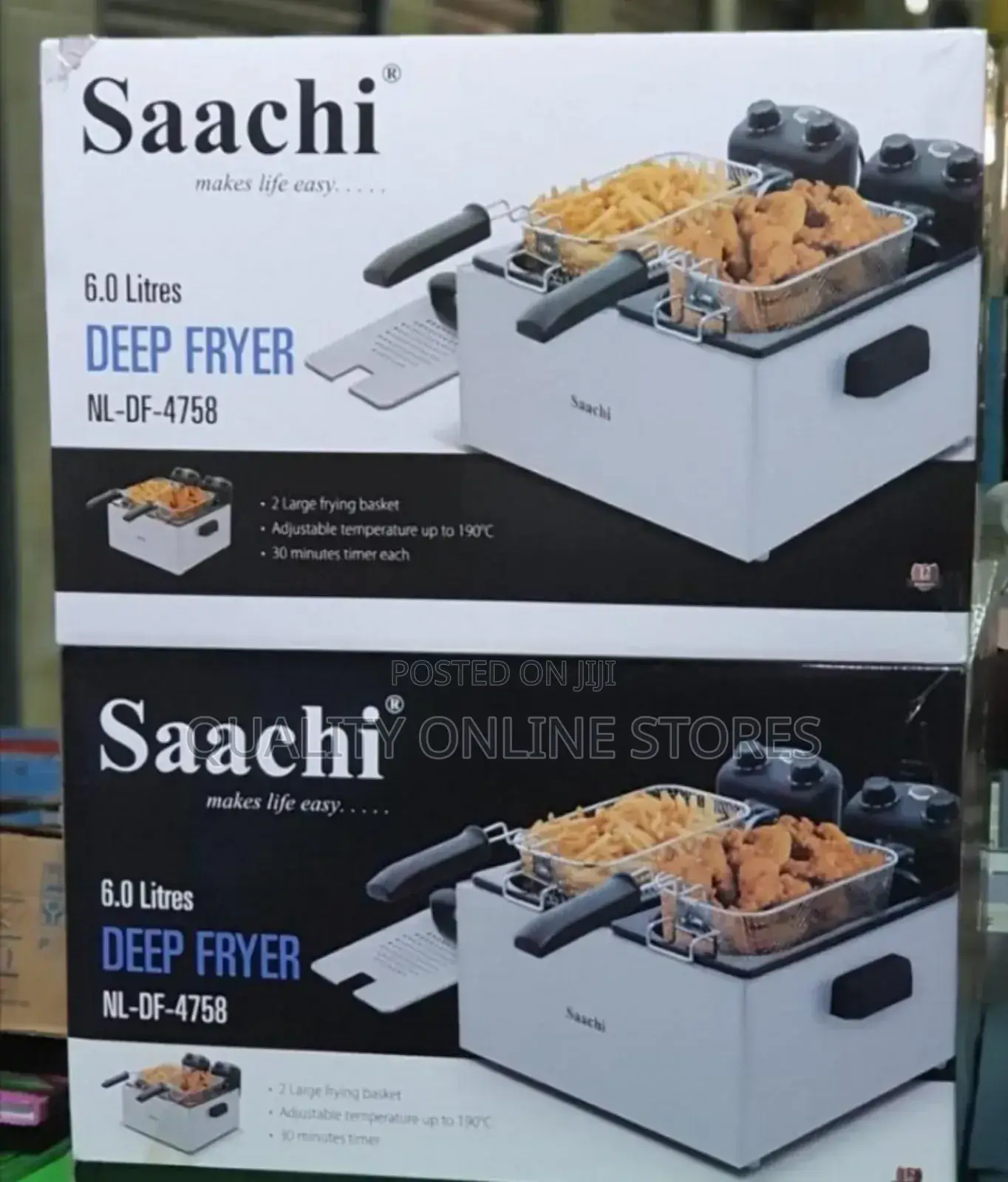 Electric Double Saachi Deep Fryer