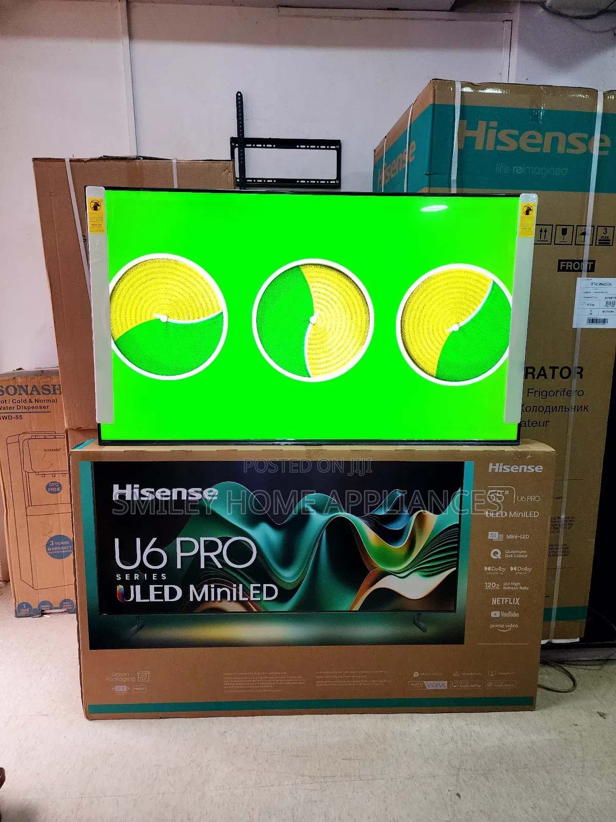 ULED4K Hisense U6 Pro Series Quantum Dot Display 55inches Tv