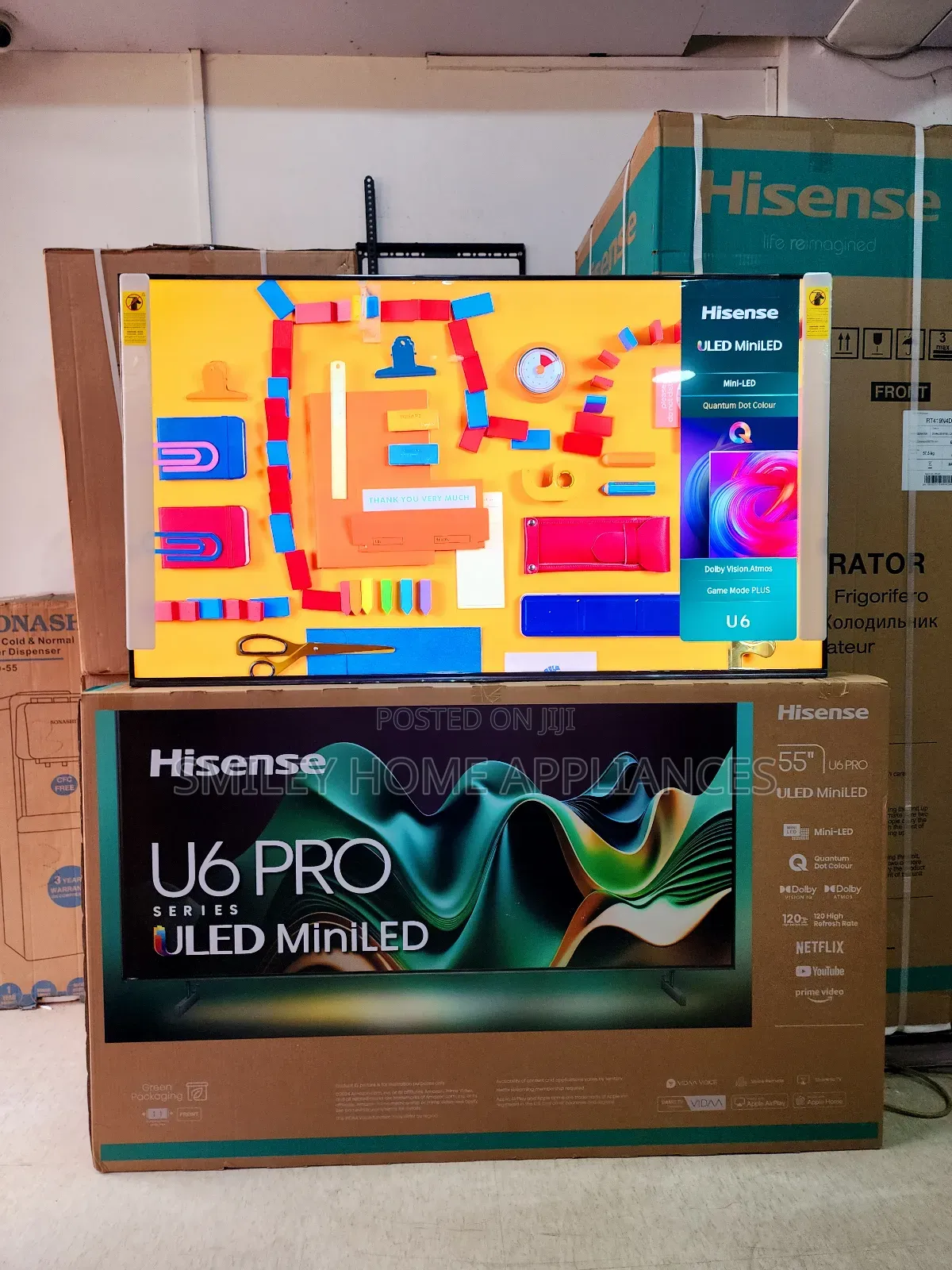Hisense 55inches ULED4K Vidaa Tv With Full Options
