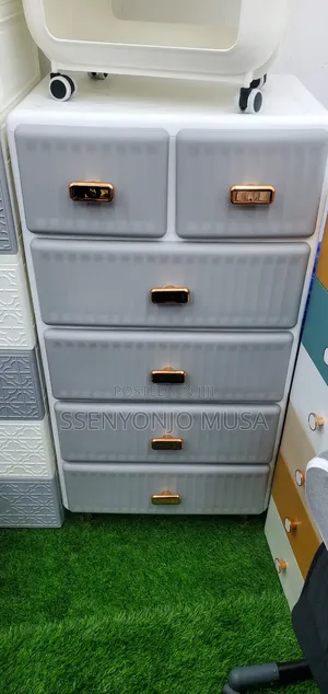 Photo - Multi Storage Box Drawer -7 Drawer Plastic Cosmetic Shelving