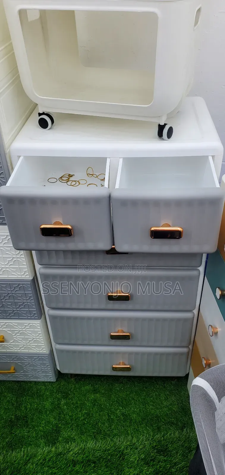 Multi Storage Box Drawer -7 Drawer Plastic Cosmetic Shelving
