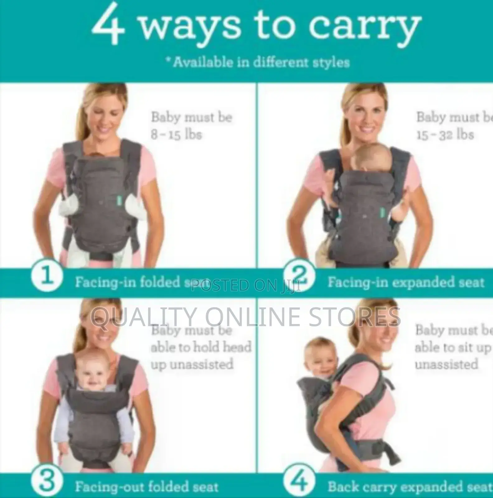 4 Way to Carry Back Carrier