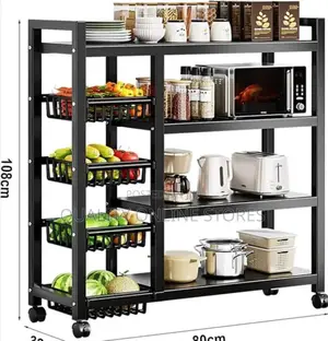 Metallic Kitchen Storage Rack