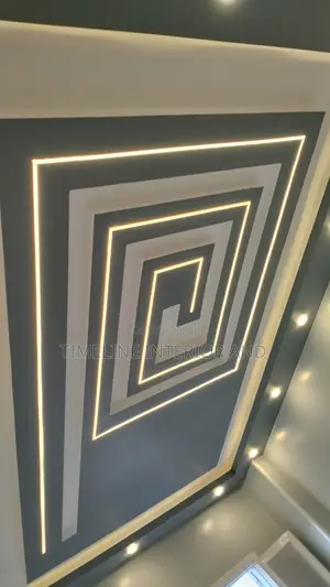 Gypsum Ceiling Contemporary LED Chandelier