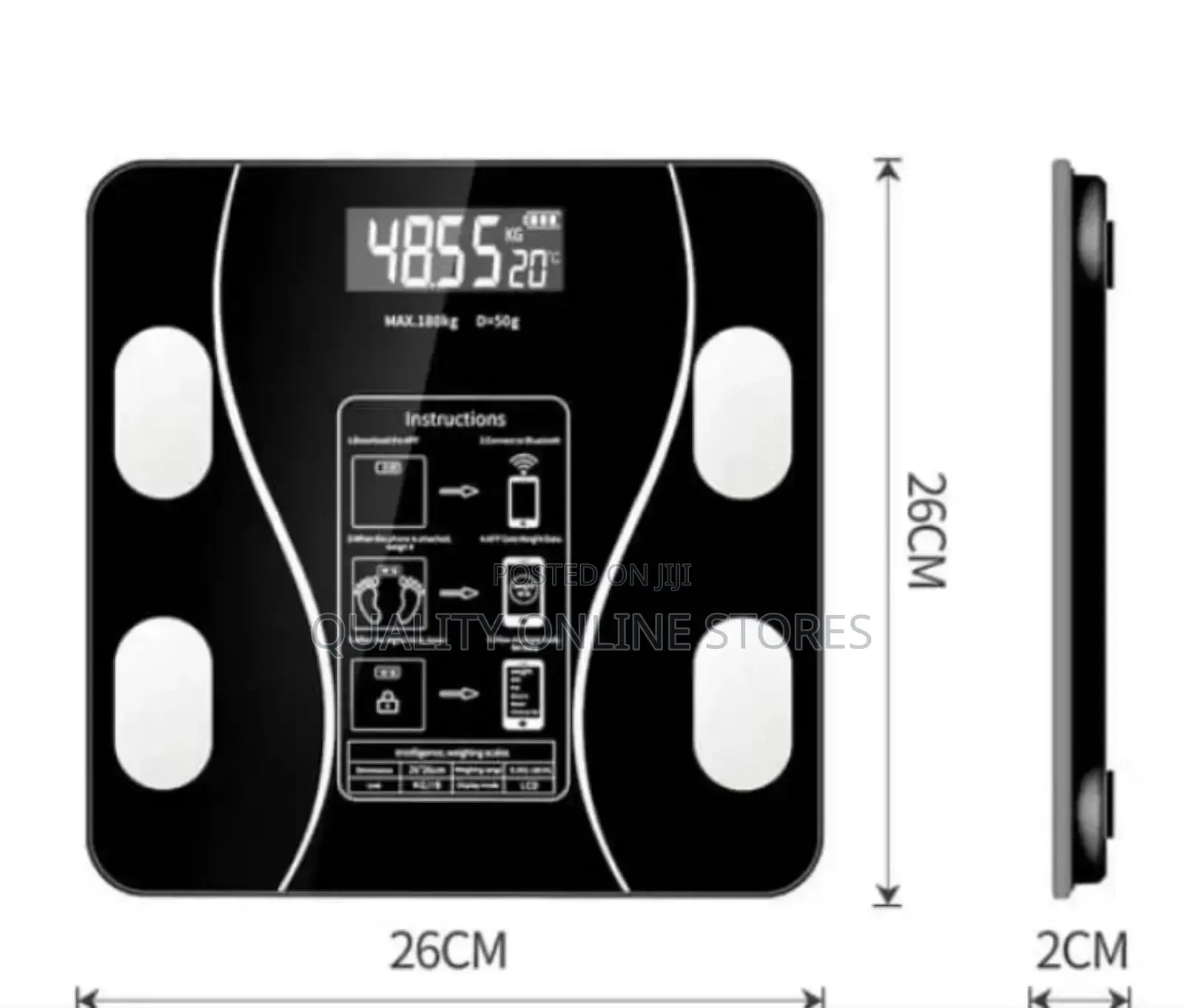 Digital Glass Bathroom Scale